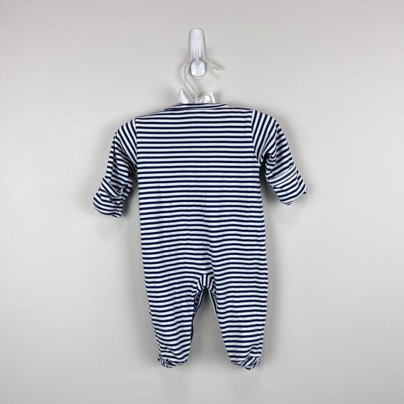 Kissy Kissy Striped Toolbox Footie Coverall 0-3 Months - Picture 5 of 6